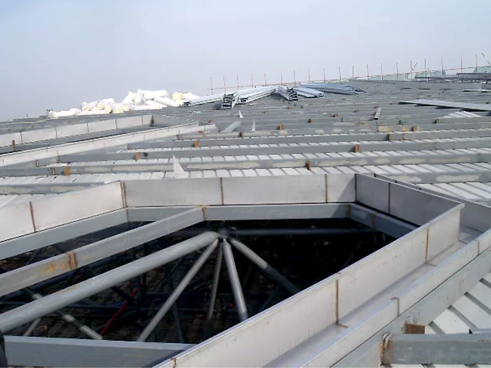 乌兰察布安吉县体育馆网架